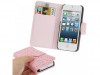 4188 funda de piel con textura y tarjetero para iphone 5 rosa.jpeg