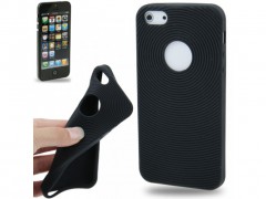 4195 funda de silicona con agujero para iphone 5 negra.jpeg