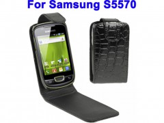 4732 funda de piel con textura de cocodrilo para samsung galaxy mini negra.jpeg