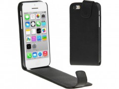 5812 funda de polipiel para iphone 5c de alta gama negra.jpeg