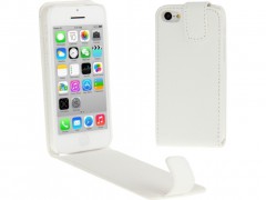 5817 funda de polipiel para iphone 5c de alta gama blanca.jpeg