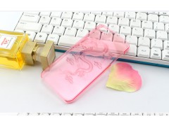 7722 funda de tpu para iphone 55s rosa diseno de dragon.jpeg