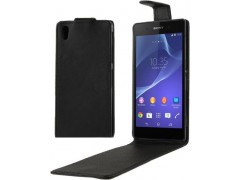 8087 funda libro de cuero negra para sony xperia z2 l50w.jpeg
