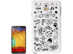 8290 funda blanca con disenos en negro para samsung galaxy note 3.jpeg