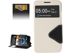 8711 funda flip cover con identificador de llamadas para htc one 2 blanca.jpeg