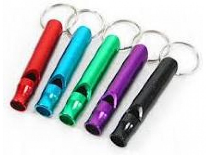 Silbatos De Aluminio CABLEPELADO - Pack De 4, Resistentes Y Portátiles, Para Entrenadores Y Seguridad